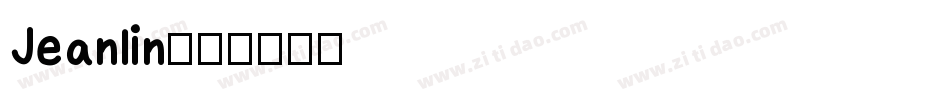 Jean lin字体转换